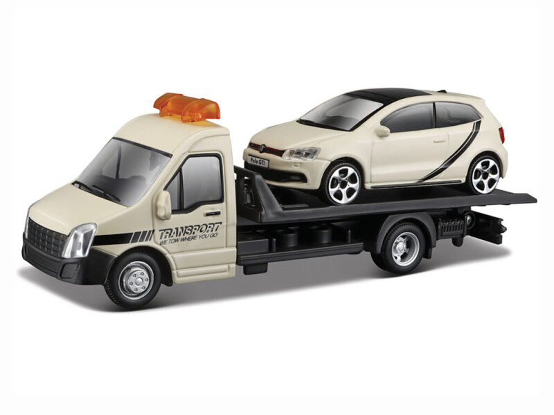 Bburago odtahovka a VW Polo GTI Mark 5 1:43